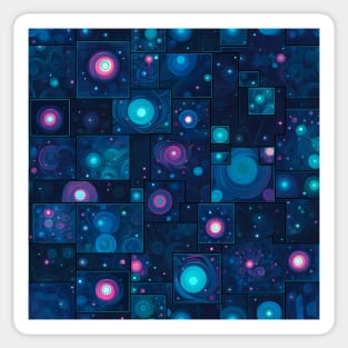 Immensity - Infinite Space Seamless Pattern Sticker